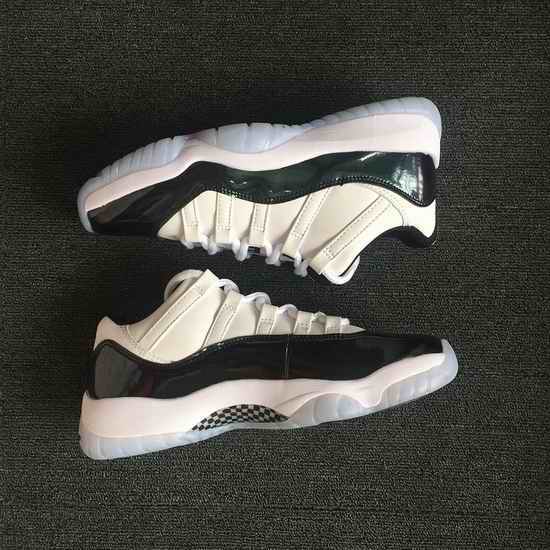 Air Jordan 11 Retro Low Cut Men Shoes Black Dark Green